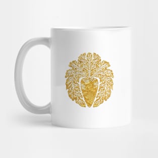 Japanese Mon Mamuki Daikon Mug